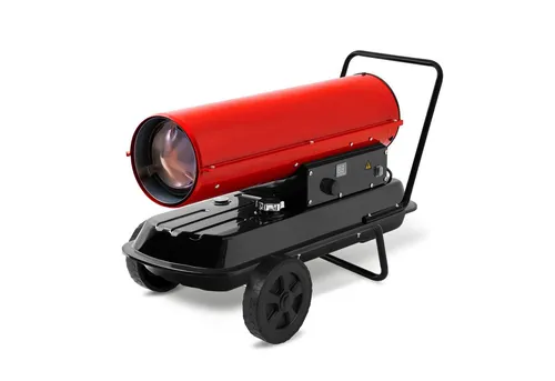 EBERTH Heizlüfter Heizkanone, 20000 W, 20kW, Räder, Ölheizgebläse, Überhitzungsschutz, Flammensicherung