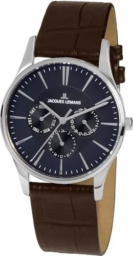JACQUES LEMANS Unisex Analog Quarz Uhr 1-1951C