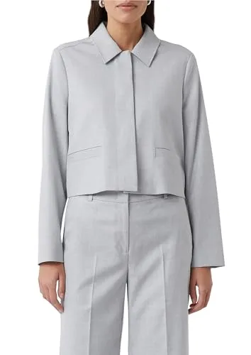 Jackenblazer COMMA für Damen, Gr. 46, light grau von comma,