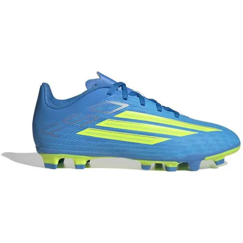 adidas Performance F50 CLUB Fußballschuh für Kinder & Jugendliche – Blau 32 EU - Vielseitiger Fußballschuh für verschiedene Böden, ideal für junge Spieler. Mit schnürbarem Verschluss und runder Schuhspitze für besten Komfort und Spielspaß.