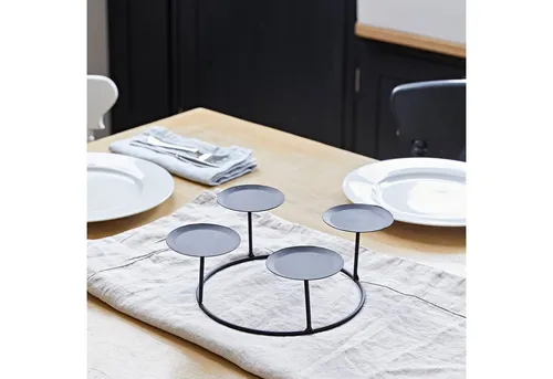 Lights4fun Kerzenständer Kerzenständer Tischdeko 20cm