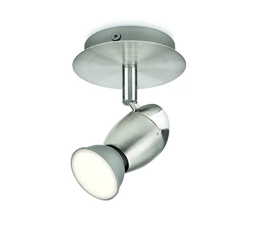 Philips Chestnut Leuchte mit schwenkbaren Strahlern, Nickel 1 x 50 W Bianco
