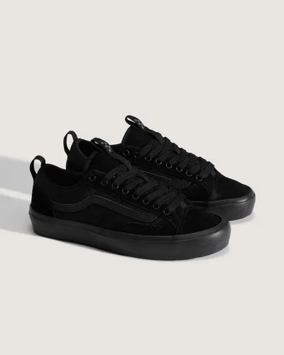 Vans Skate Old Skool 36 + Sneaker schwarz 44 EU - Sportliche Sneaker in Größe 44, ideal für Skateboarding. Mit robustem Leder und leicht profiliertem Gummi-Laufsohlenmaterial für optimalen Grip.
