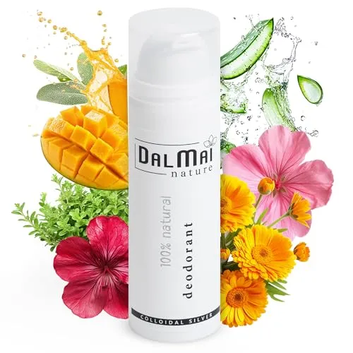 DalMai Nature – Natürliches Deodorant ohne Aluminium, ohne Chemikalien, ohne Alkohol, Starkes 100% Natürliches und Wirksames Antimikrobielles mit Silber – Deo Herren, Damen und Kinder – ohne Parfüm