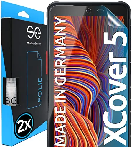 smart engineered 2x3D Screen Protector for Samsung Galaxy Xcover 5 transparent