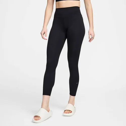 NIKE Damen Tight One High-Waisted 7/8 - Fitnesshosen aus weichem, schnelltrocknendem Material, perfekt für Workout und Freizeit. Der hohe Bund sorgt für einen stylishen Look und optimalen Tragekomfort.