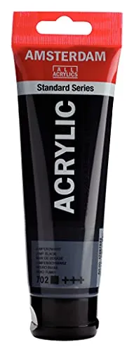 Amsterdam Standard Series Acrylfarbe Tube 120 ml Lampenschwarz 702 (17097022)