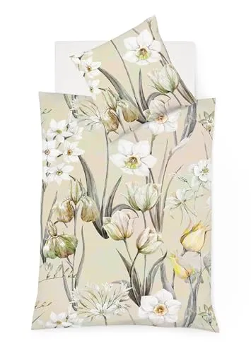 fleuresse Mako-Satin Bettwäsche Bed Art S Trosa Safari