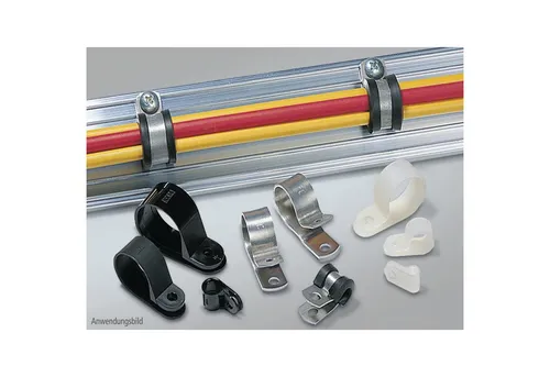 HellermannTyton Kabelschelle HELLERMANNTYTON Kabelschelle, Snapper, Abdeckung, 211-10060, Alu6