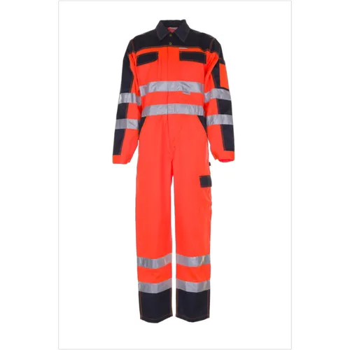 Planam Warnschutz Rallyekombi orange/marine Größe 42 - Robuste Warnschutz Rallyekombi in orange/marine, Größe 42, ideal für sicheres Arbeiten. Hohe Sichtbarkeit und strapazierfähiges Material für den professionellen Einsatz.