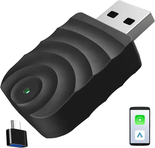 2-in-1 Wireless CarPlay Adapter für iPhone & Android Auto ? Plug &