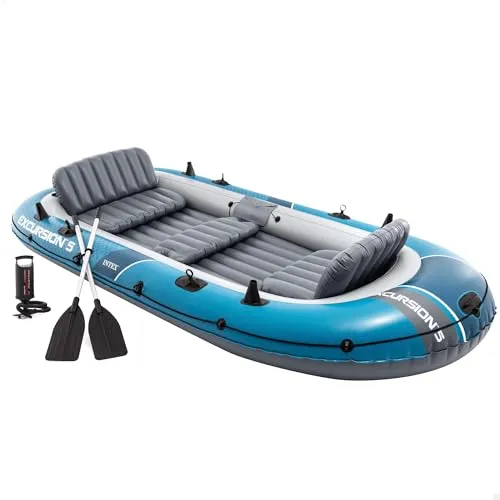 Intex Excursion 5 Boots-Set 66325NP – 5-Personen Ruderboot von Intex