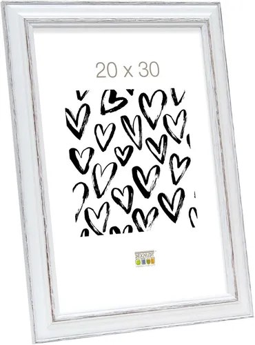 Landhausrahmen S221 schwarz 24x30 cm Deknudt Holzrahmen