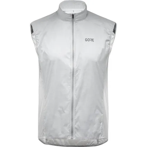 GOREWEAR Drive Weste Herren, White, XL - Weste für Läufer, winddicht und atmungsaktiv dank GORE-TEX INFINIUM. Ideal für alle Wetterbedingungen, schmale Passform und reflektierende Details für Sicherheit.