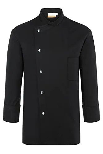 Kochjacke Lars von Karlowsky Fashion GmbH - Black - Arbeits- & Schutzkleidung | Hochveredelte Kochjacke für Herren, pflegeleicht und bis 95°C waschbar, ideal für Profiköche.