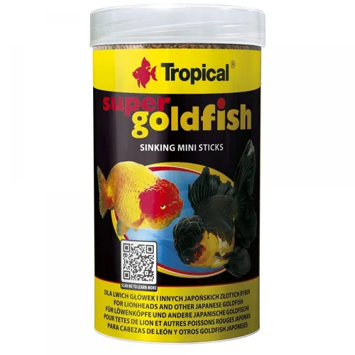 Tropical Super Goldfish Mini Sticks 250ml -sinkende Futtersticks für Goldfische