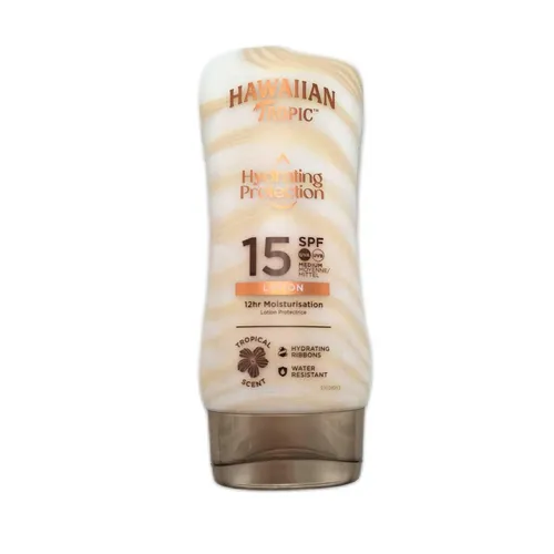 Hawaiian Tropic Silk Hydration Creme zum Bräunen LSF 15 - 180 ml - Sonnenpflege für Damen, spendet Feuchtigkeit und schützt vor Sonnenbrand. Mit mineralischen UV-Filtern für eine gesunde, strahlende Haut.