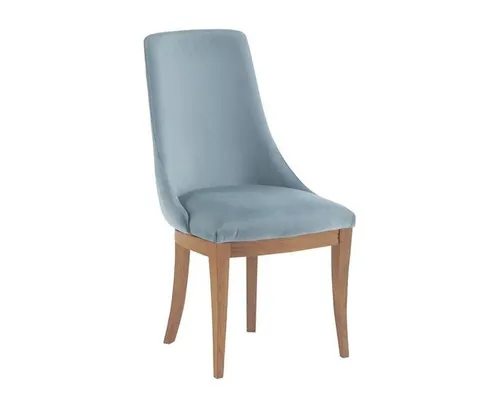 Designer Holzstuhl für Esszimmer – Modern & Elegant - Eleganter Esszimmerstuhl aus massivem Holz, grau, mit modernem Design. Ideal für stilvolle Einrichtung, Maße: 54 x 47 x 101 cm. Robuste Qualität und 2 Jahre Herstellergarantie.