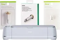 Cricut Essential Tools Bundle + Maker 3 Schneideplotter-Set - Drucker und kreatives Werkzeug in einem - der Cricut Maker 3 schneidet über 300 Materialien präzise und bietet unendliche Gestaltungsmöglichkeiten für Bastler und Designer.
