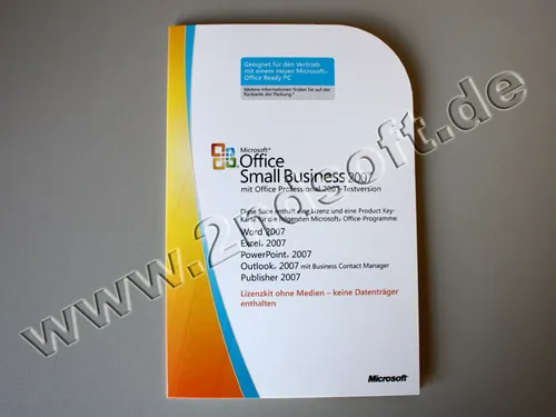 Produktbild Office 2007 Basic/ SBE/ Small Business MLK V2, SKU: 9QA-01554, Word, Excel,…