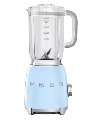 SMEG Mixer 50's Style - 800 W - Mixer, 1.5 Liter, 800 W Leistung, im nostalgischen Pastellblau für stilvolles Mixen in der Küche.