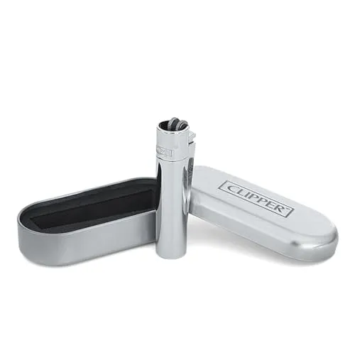 Clipper Metall Feuerzeug (Clipper Metall Silver Glanz)