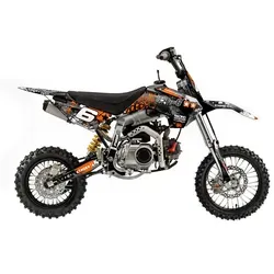 Dekor Kit Pitbike YCF Pilot Stage6 orange/weiß