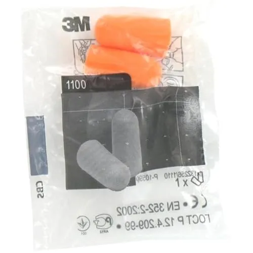 Paar 3M 1100 Ohrstöpsel Weiche Schaumstoff-Ohrstöpsel, 35 dB SNR, Ideal zum Schlafen, Reisen, Lernen, Arbeit, Lauter Lärm 20