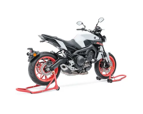ConStands Motorradheber Montageständer für Kawasaki Z 900/650 CS - rot - Werkstatteinrichtung mit stabiler Bauweise für sicheres Anheben und Warten Ihres Motorrads, ideal für Hobbymechaniker.