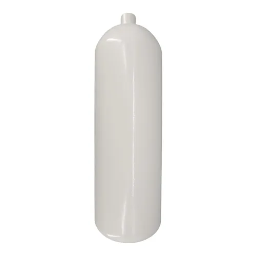 Stahlflasche / Tauchflasche 10 Liter 232 bar 171mm ohne Ventil Flaschenhalsgewin