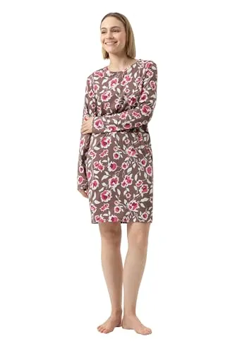 Mey Nachtwäsche Serie Eternal Roses Damen Nachthemden Chestnut XXL(46)