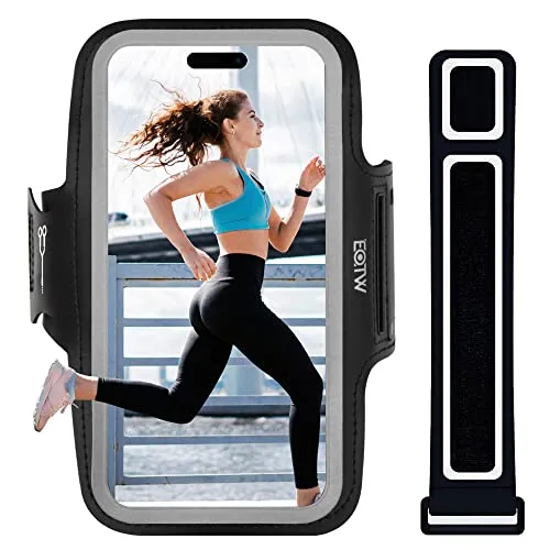 EOTW Sport Armband Handy Universal - Handytasche Joggen Armtasche Kompatibel mit iPhone 17/16/15/14/13 Pro Max Galaxy S25 Edge/S25+/S24+/S23+ FE Handyhalterung Joggen für Running Zubehör(6,2