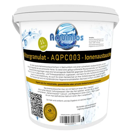 Salz zur Wasserenthärtung von Aquintos Wasseraufbereitung