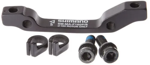 Shimano Adapter für Scheibenbremsen, Gabel IS -> PM 160 mm
