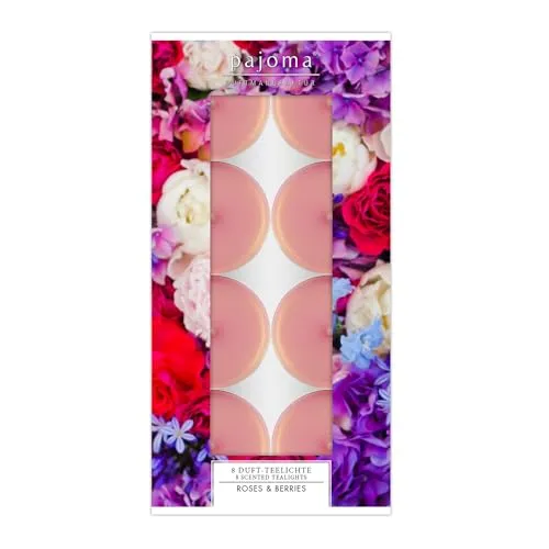 Pajoma Duft-Teelichter, Rosa, 8