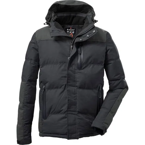 killtec Herren Steppjacke KOW 152 MN QLTD, schwarz, S - Mäntel & Jacken, 10.000 mm Wassersäule, wasser- und windabweisend, ideal für alle Wetterbedingungen mit zahlreichen Taschen und PFAs-freier Imprägnierung.