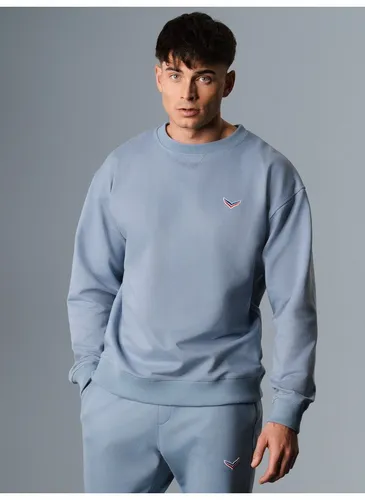 TRIGEMA Oversized Sweatshirt mit Logo-Patch - Sweatshirts für Herren, lässiger Schnitt mit hochwertigem Trigema Logo-Patch für einen modernen Look und hohen Tragekomfort.