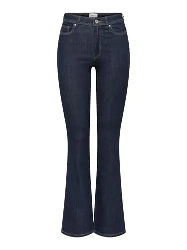 ONLY Bootcut-Jeans ONLWAUW LIFE HW FLARED RINSE DNM