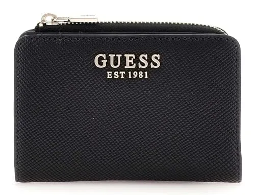 GUESS Geldbörse Bolena SLG Zip Around Card Case Black schwarz