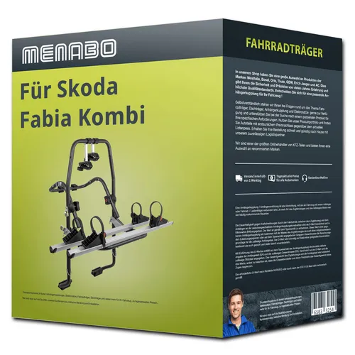 Produktbild MENABO Stand Up Rück Radwege Stahl mit Aluminium