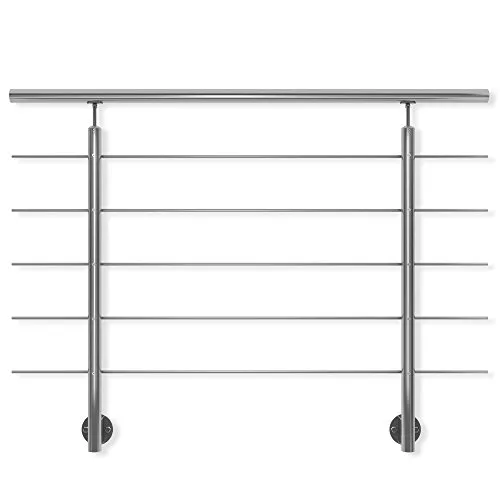 DOLLE Edelstahl Geländer Seitenmontage 1,5 m