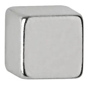 MAUL Magnete silber, Metall 0,5 x 0,5 x 0,5 cm, 10 St.