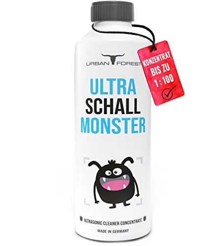Ultraschallreiniger URBAN FOREST 500ml - Metallreiniger für Brillen, Schmuck und mehr - Der kraftvolle, biologisch abbaubare Reiniger entfernt mühelos hartnäckige Verschmutzungen und sorgt für strahlenden Glanz.