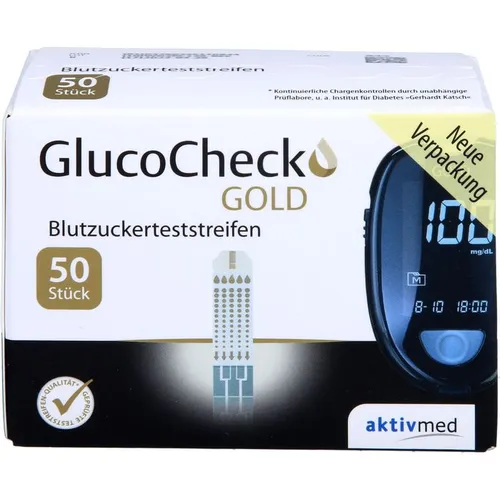 Gluco Check Gold Blutzuckerteststreifen