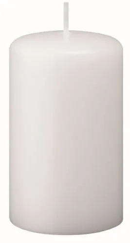 Stumpenkerzen Mini Weiß 5 x 3 cm, 10 Stück