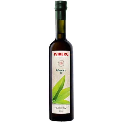 Bärlauch-Öl mit Bärlauch-Extrakt 0,5L, frisch kräftig - WIBERG (34,21 EUR/l)
