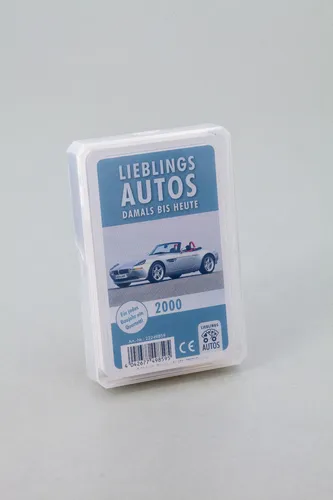 Auto Quartett 2000 Baujahr Geburtsjahr 26. Geburtstag Geschenk Spielkarten Neu