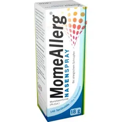 Momeallerg Nasenspray 50Ug/Sprühstoß 140H 18 G - Arzneimittel zur Linderung von Heuschnupfen und ganzjährigem Schnupfen. Wirkt entzündungshemmend und reduziert Symptome wie Niesen und verstopfte Nase.