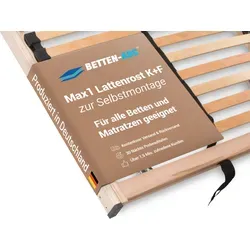 Betten-ABC Max1 K+F – Verstellbarer Lattenrost für individuellen Schlafkomfort - Lattenroste mit Kopf- und Fußteilverstellung, optimaler Liegewinkel für besten Schlafkomfort und hochwertige Materialien für langlebige Unterstützung.