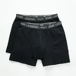 PME Legend Herren Boxershorts Puw00200 Black XL - Herren-Boxershorts aus hautfreundlichem Baumwoll-Stretch mit elastischem Bund, ideal für hohen Tragekomfort im praktischen 2er Pack.